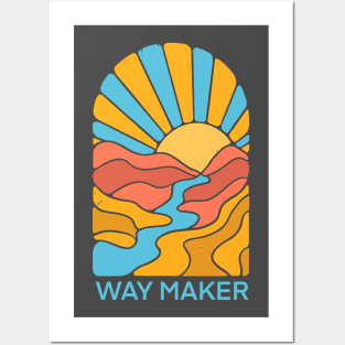 Christian Way Maker Posters and Art